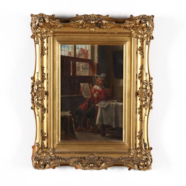 DUTCH SCHOOL, GENRE PAINTING OF A
