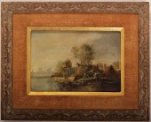 DUTCH SCHOOL LANDSCAPE: HOME O