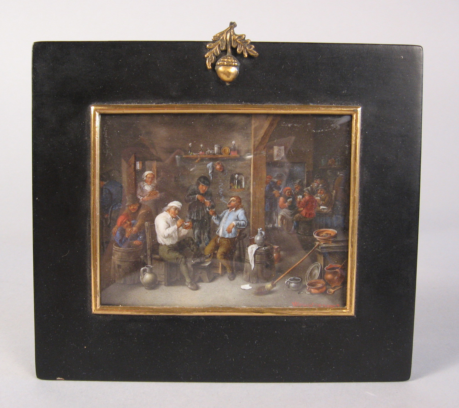 Dutch School, miniature painting
