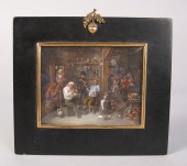 Dutch School, miniature painti