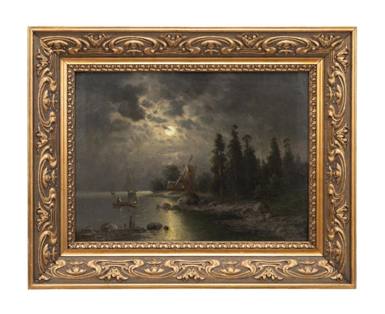 DUTCH SCHOOL 'MOONLIGHT OVER THE