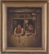 DUTCH SCHOOL OIL ON CANVASDUTC