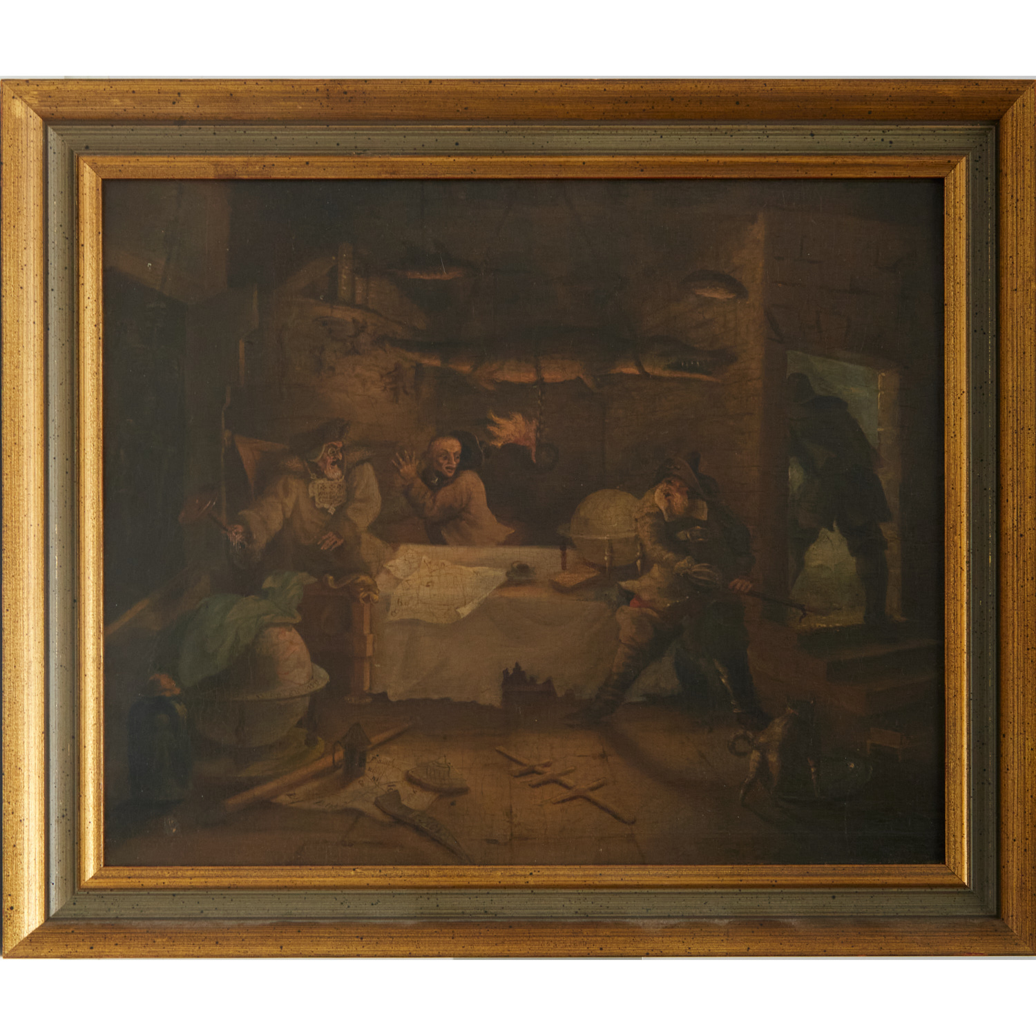 DUTCH SCHOOL, OIL ON PANEL,