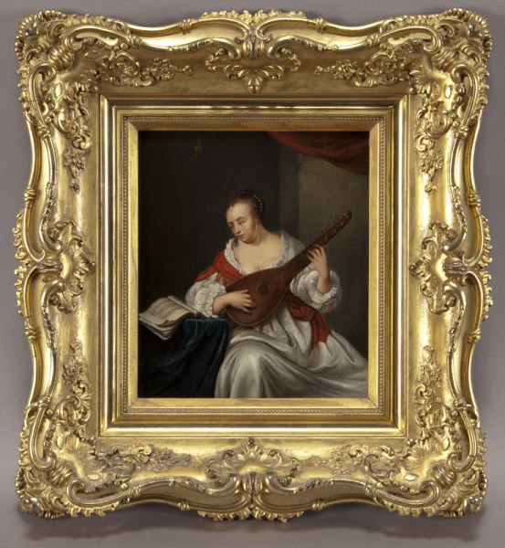 Dutch school oil painting on