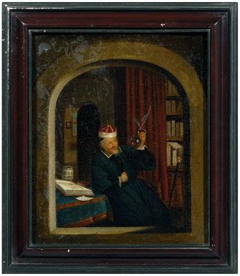 Dutch School painting, chemist