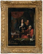 Dutch School painting, view th