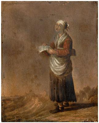 Dutch School painting, woman