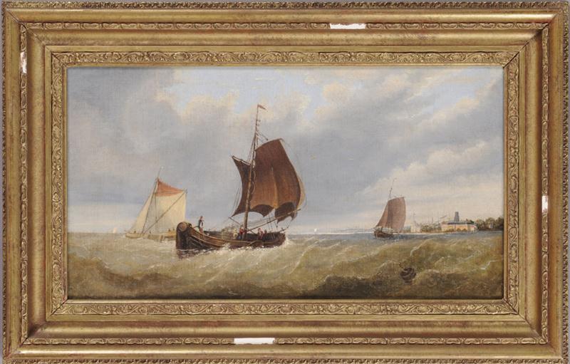DUTCH SCHOOL: SHIPS OFF THE COAST