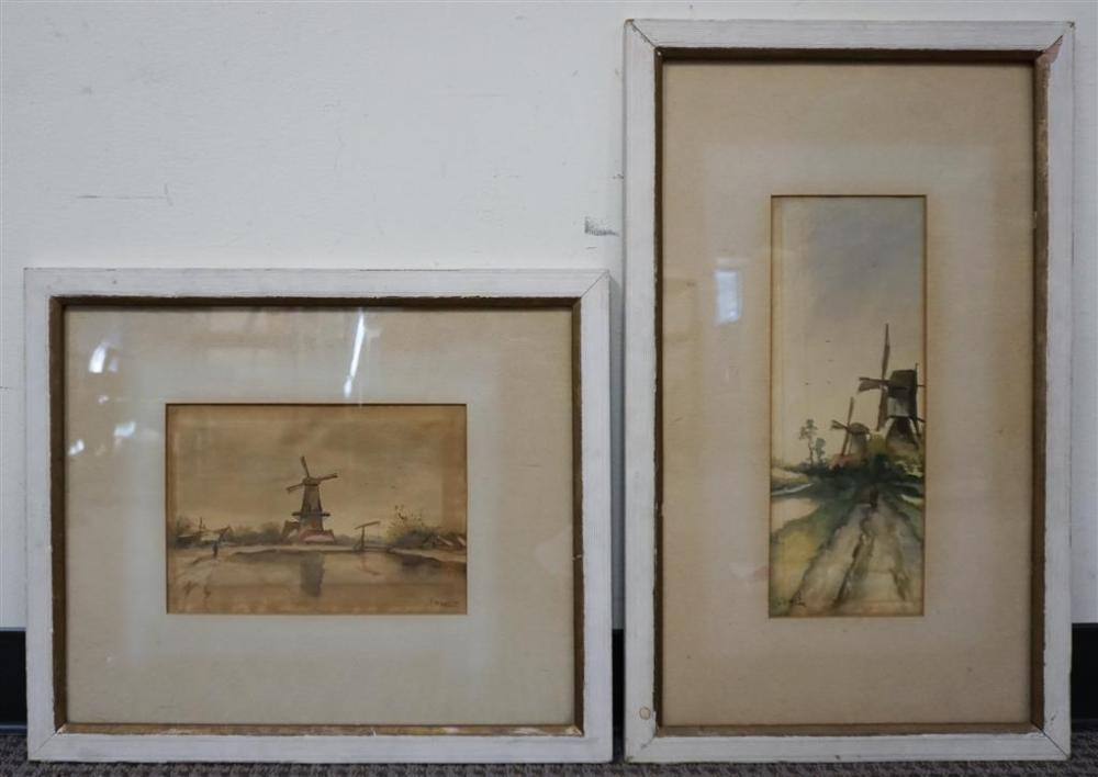DUTCH SCHOOL, WINDMILLS, TWO