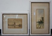 DUTCH SCHOOL, WINDMILLS, TWO W
