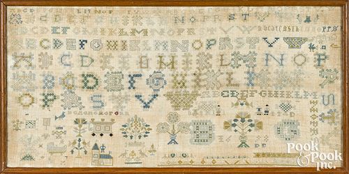 DUTCH SILK ON LINEN NEEDLEWORK