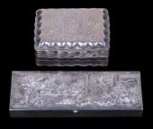 DUTCH SILVER BOXES Lot of (2)