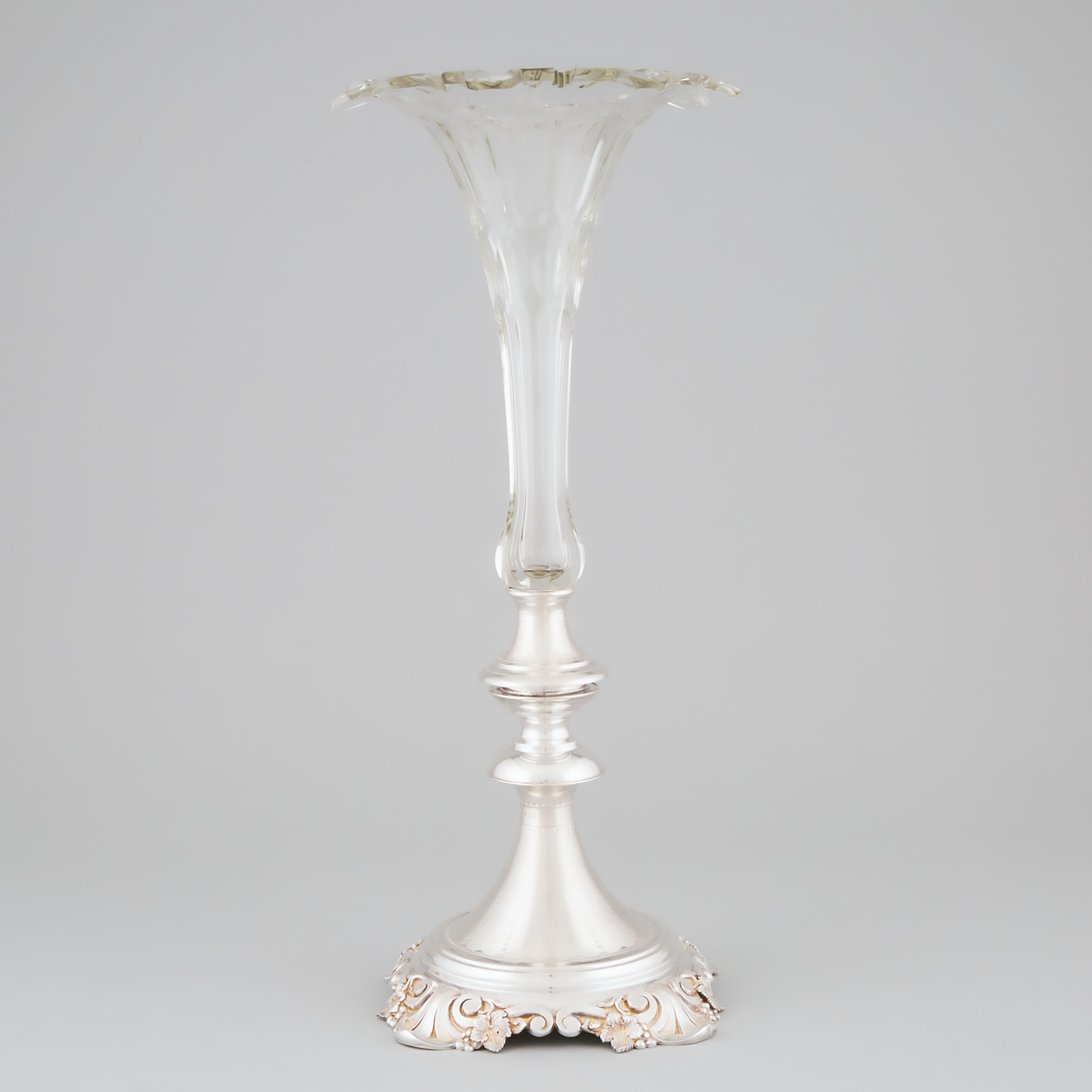 Dutch Silver Mounted Cut Glass