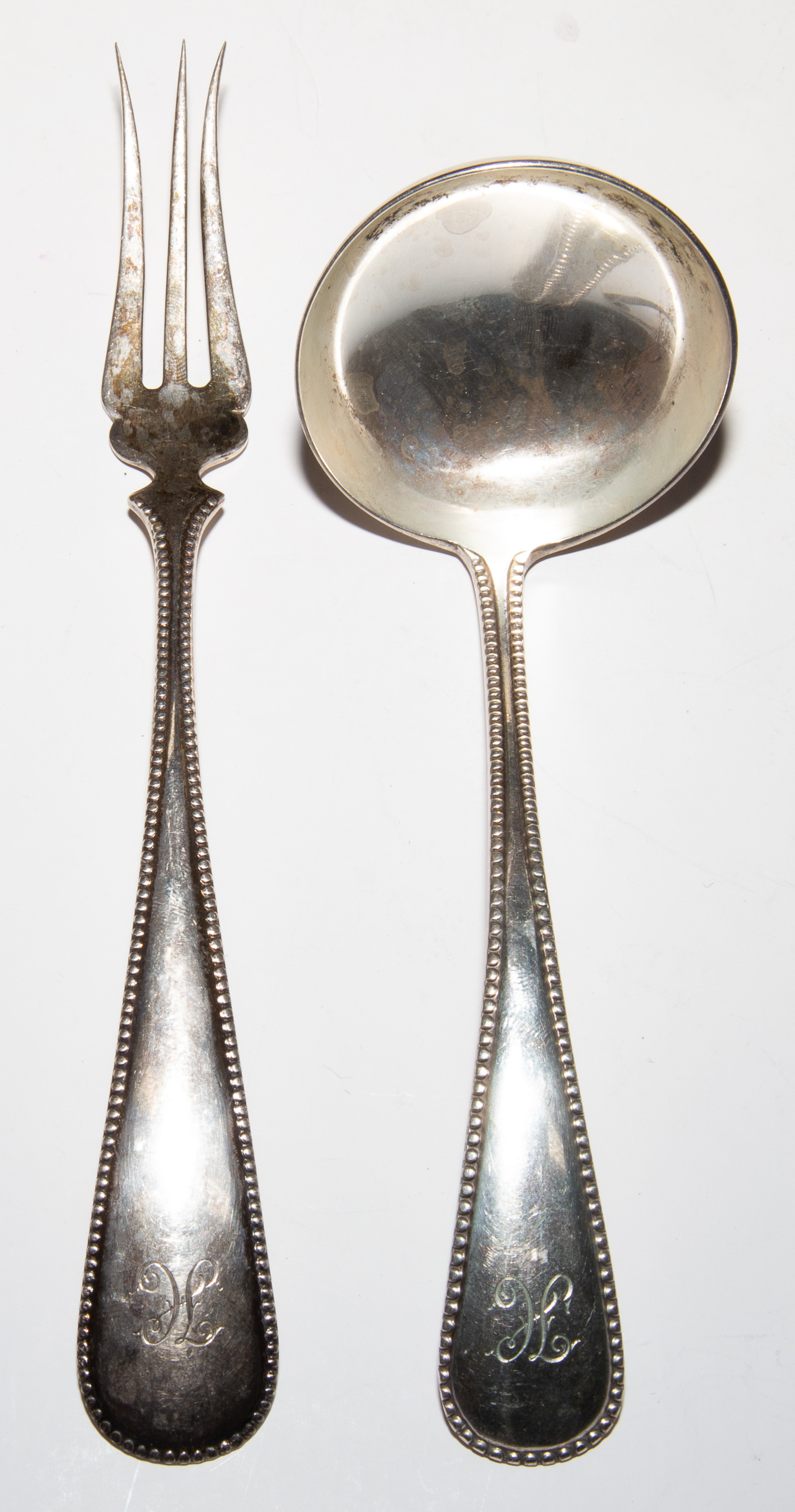 DUTCH SILVER SAUCE LADLE & LEMON