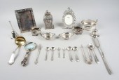 DUTCH SILVER TEA CADDY WITH VA