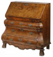 DUTCH SLANT LID DESK Bombe Fro