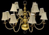 DUTCH STYLE BRASS TWO TIER TWE