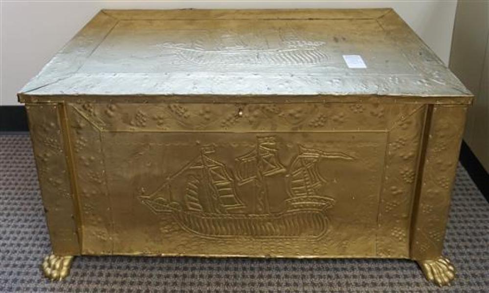 DUTCH STYLE EMBOSSED BRASS FUEL