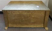 DUTCH STYLE EMBOSSED BRASS FUE