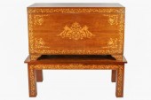 DUTCH STYLE MARQUETRY CHEST ON