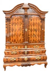 DUTCH THREE PART HUTCH CABINET