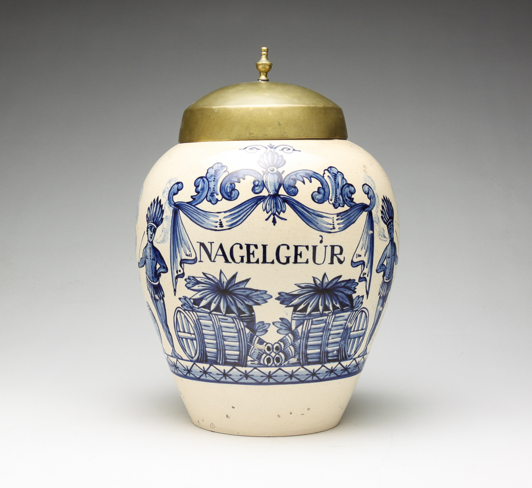 DUTCH TOBACCO JAR. Nineteenth