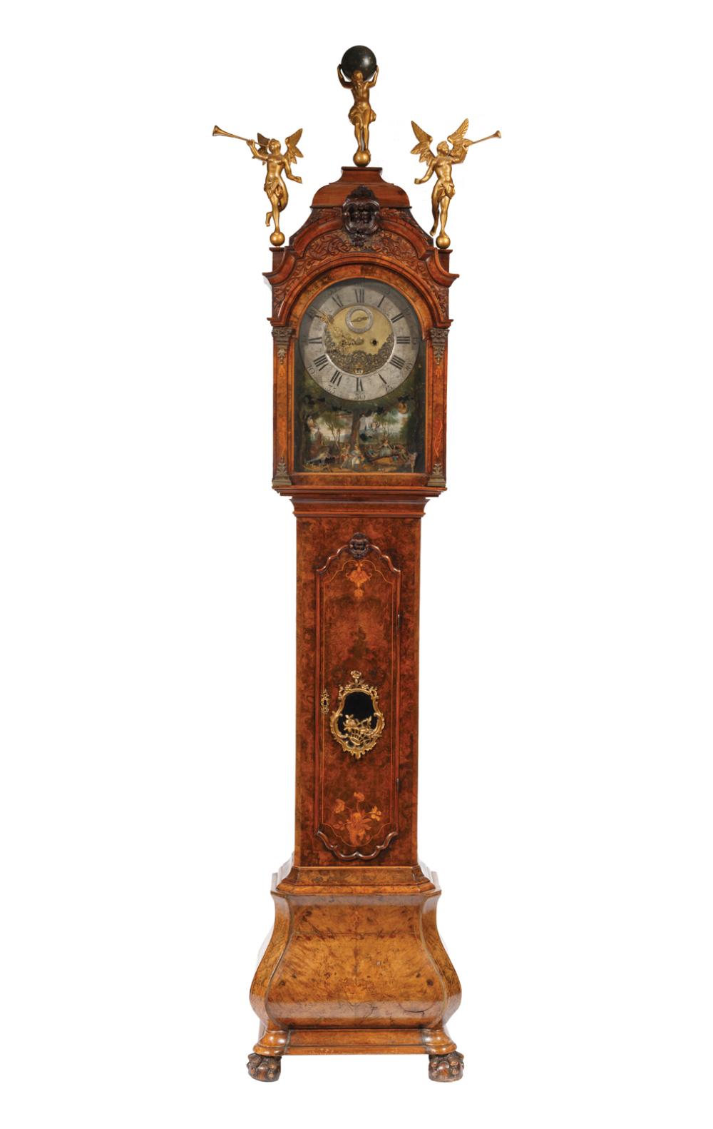 DUTCH WALNUT AND MARQUETRY