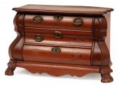 DUTCH WALNUT MINIATURE BOMBE C