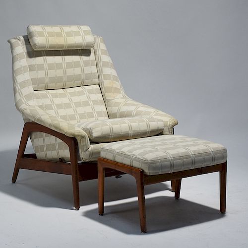 DUX MID-CENTURY TEAK RECLINING