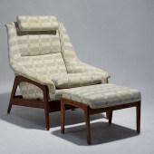 DUX MID-CENTURY TEAK RECLINING
