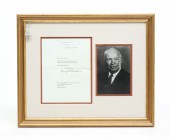 DWIGHT EISENHOWER SIGNATURE. D
