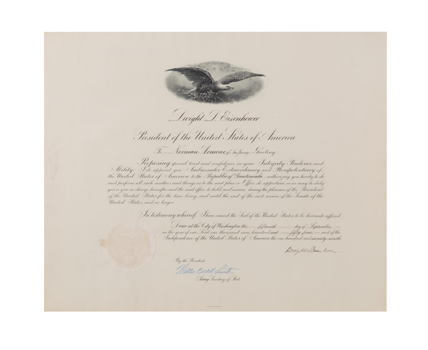 DWIGHT EISENHOWER SIGNED
