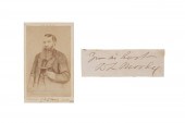 DWIGHT MOODY CUT SIGNATURE AND