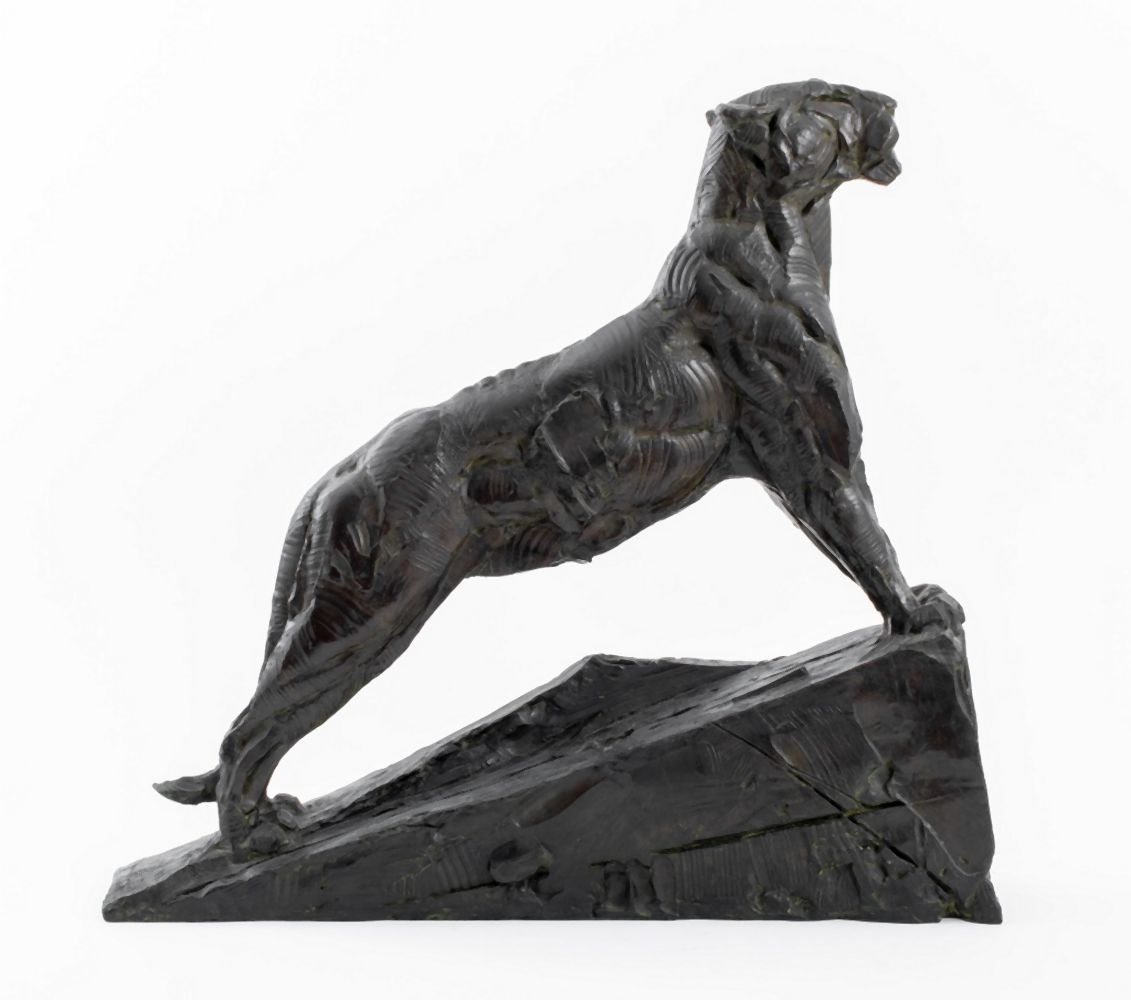 DYLAN LEWIS "LIONESS STANDING..."