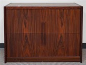 DYRLUND ROSEWOOD TWO-DRAWER LA