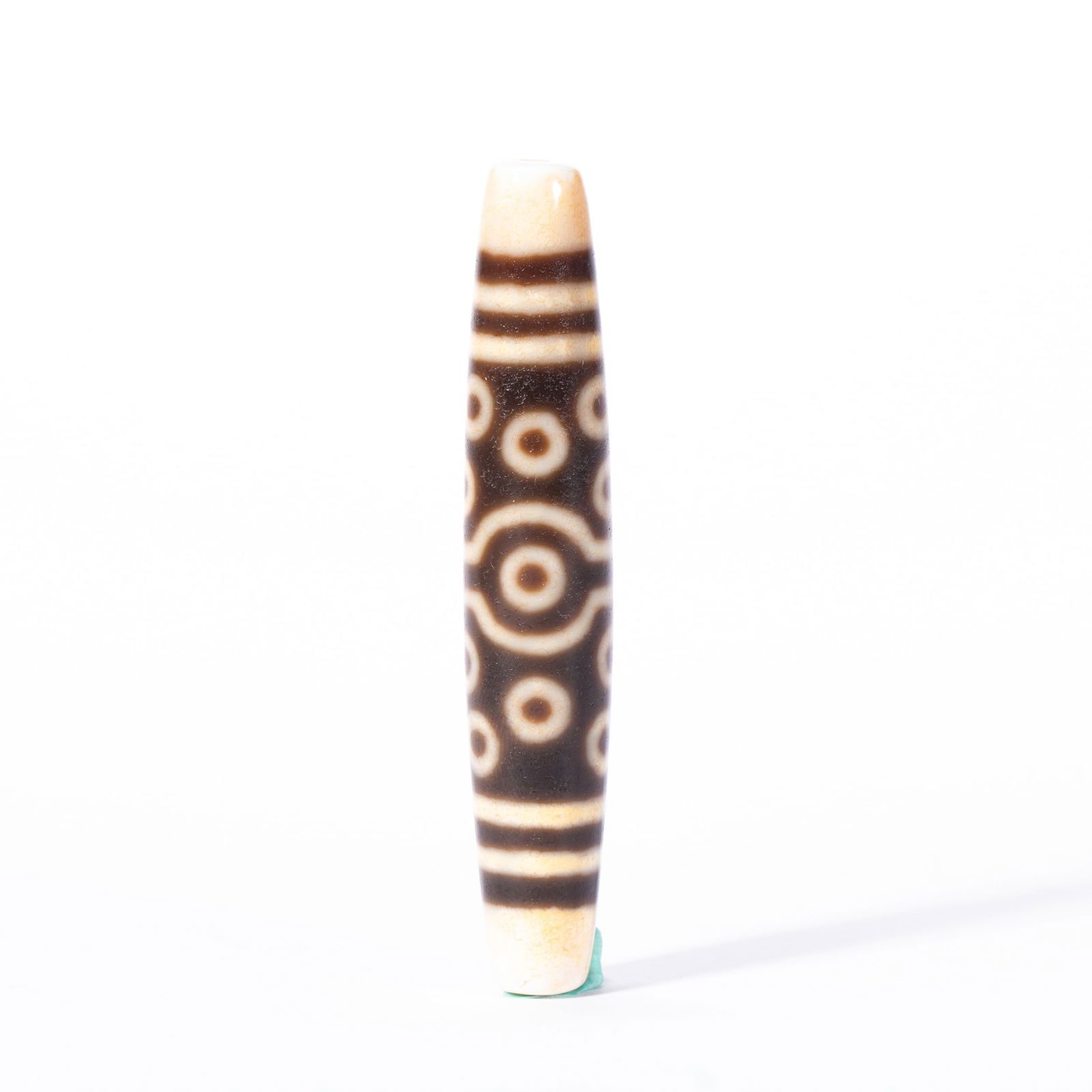 DZI BEAD WITH STRIPED AND
