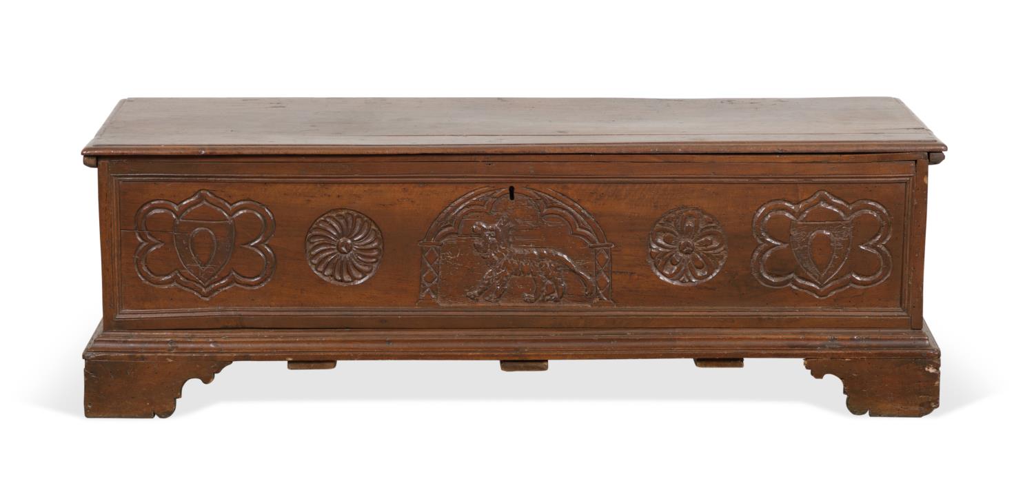 E. 19TH C. CONTINENTAL WALNUT