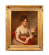 E. 19TH C. ENGLISH SCHOOL PORT
