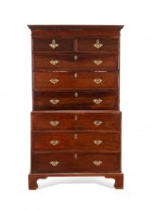 E. 19TH C. GEORGE III MAHOGANY