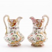 E. 19TH C. PAIR ENGLISH IRONST