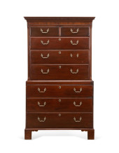 E. 19TH CENT. GEORGE III MAHOG