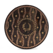 E. 20TH EDWARDIAN GOLD INLAID
