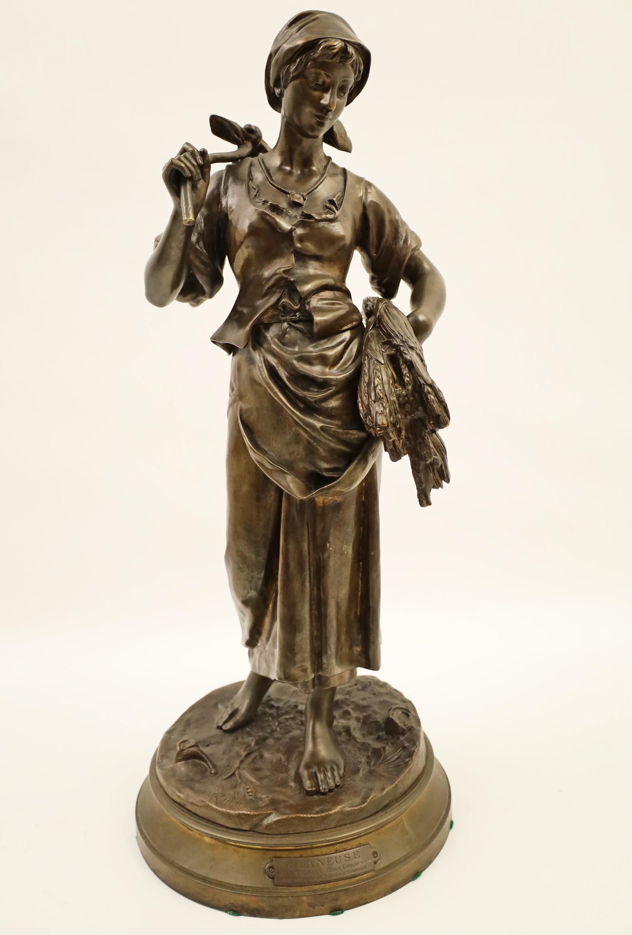 E. AIZELIN, FRENCH BRONZE OF