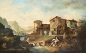 E. ALBONETTI (20TH C.) PAINTIN
