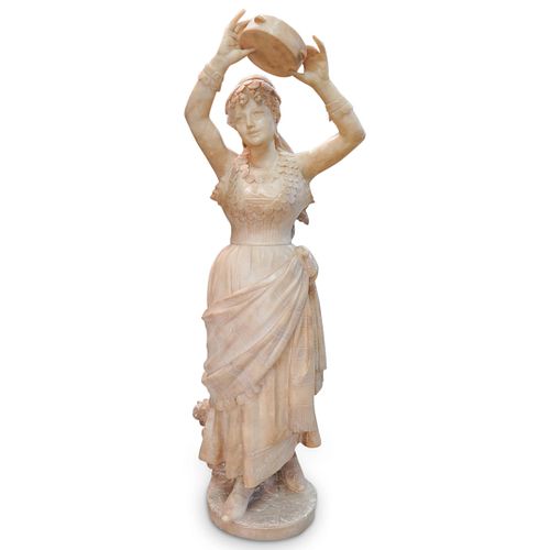 E. BATTIGLIA FIGURAL ALABASTER