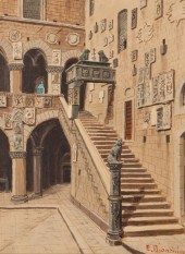 E. Bianchini. Bargello Courtya
