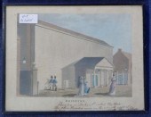 E. Burn coloured aquatint Chai