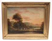 E. DIDIER; 19TH C. O/C EUROPEA