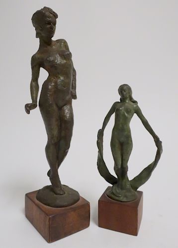 E G DEMING, 1914-1986, NUDES, TWO
