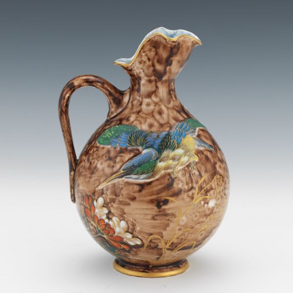 E. GALLE FAIENCE GLAZED CERAMIC